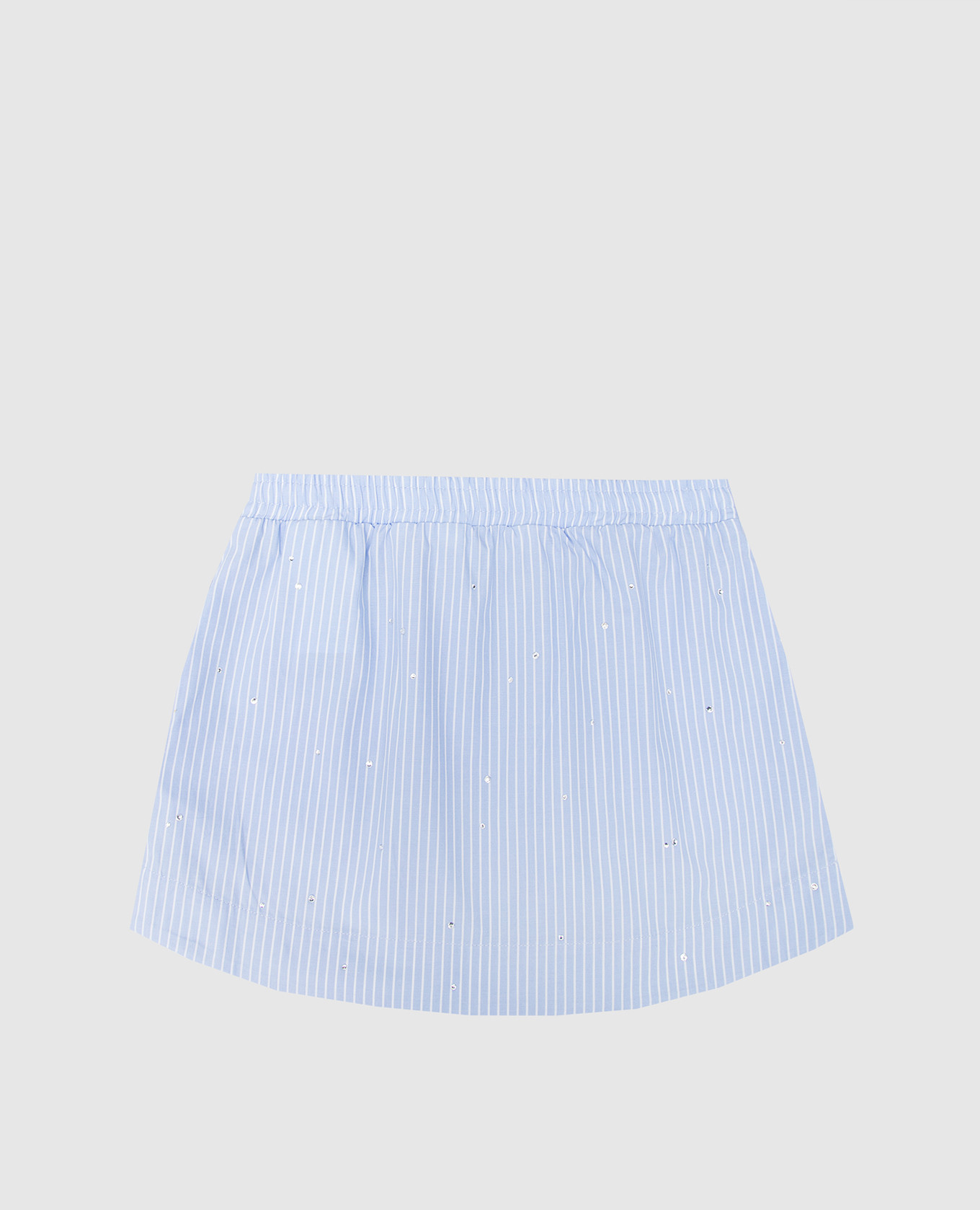 

Children's blue striped skirt Palm Angels, Light blue