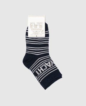 RiminiVeste Mafer blue striped socks for children BMC6999