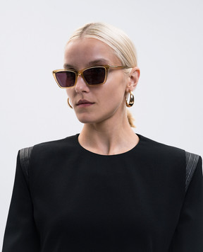Saint Laurent Yellow sunglasses 737 MICA THIN 803730Y9956