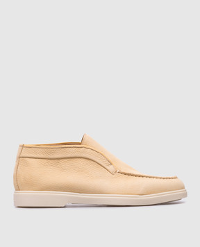 Santoni Yellow nubuck deserts WUYA58458TISNPRX