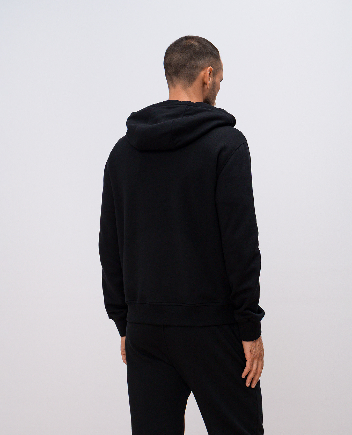 Black sports jacket with cashmere Agnona 4
