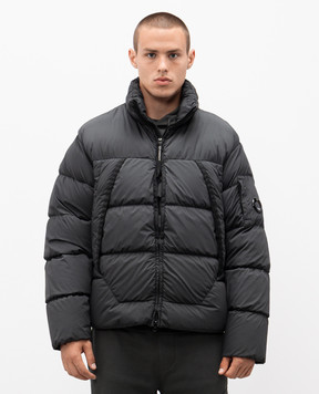 C.P. Company Gray down jacket Nycra-R MOW239A005864G