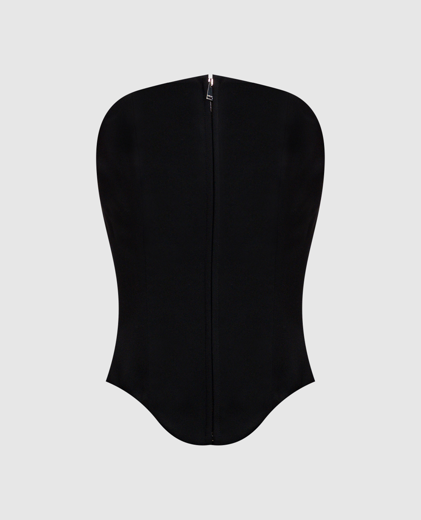 

Black wool top with a fitted bottom Alexander McQueen