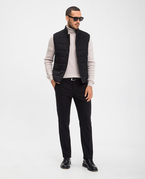Agnona Black pants made of wool and cashmere T706U1YUW035