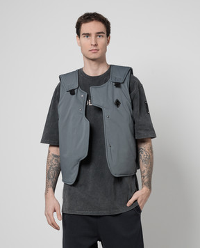 A Cold Wall Gray vest with logo ACWMO250