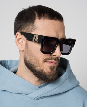 AMIRI Black sunglasses with logo AMACSN1001