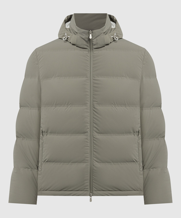 Brunello Cucinelli - Green quilted down jacket MM4911836 - shop