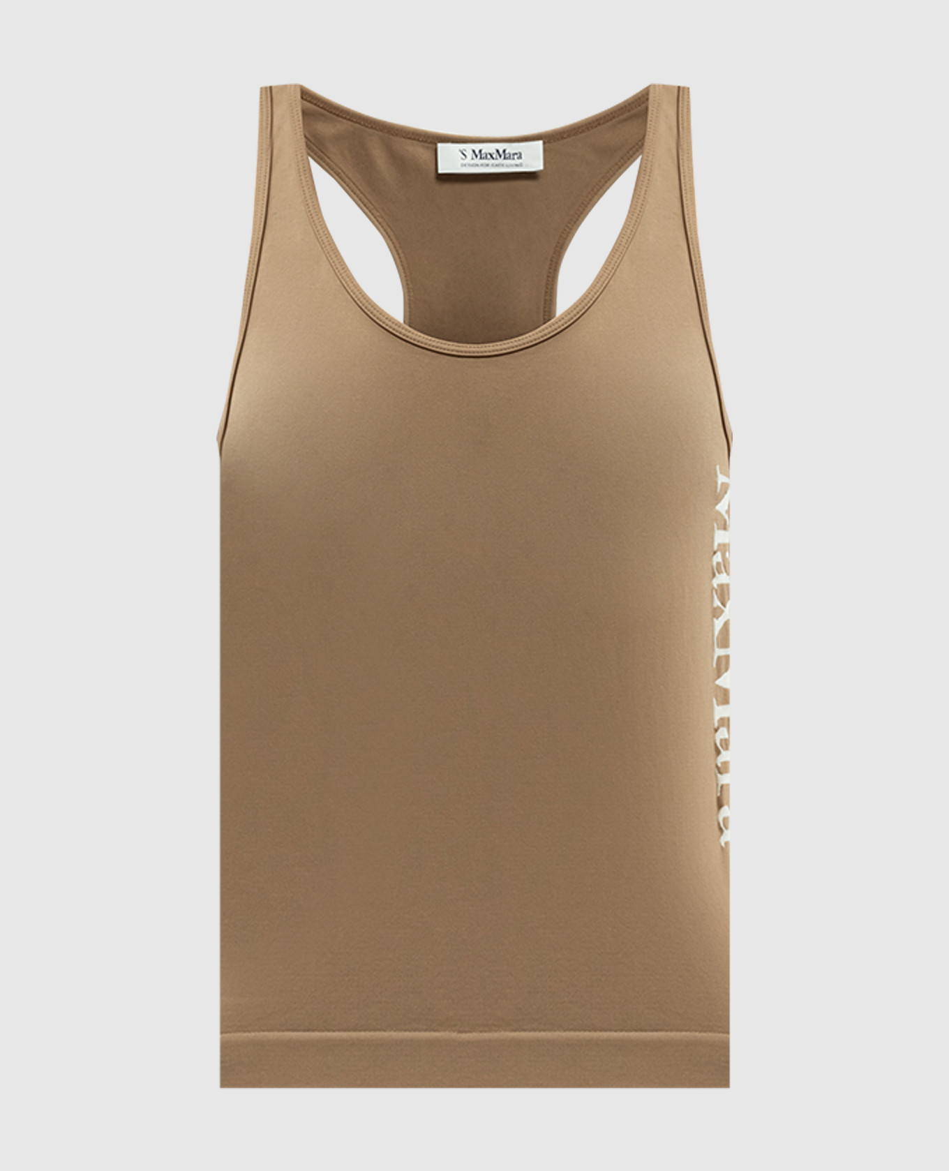 

FORTUNA brown top with logo pattern Max Mara