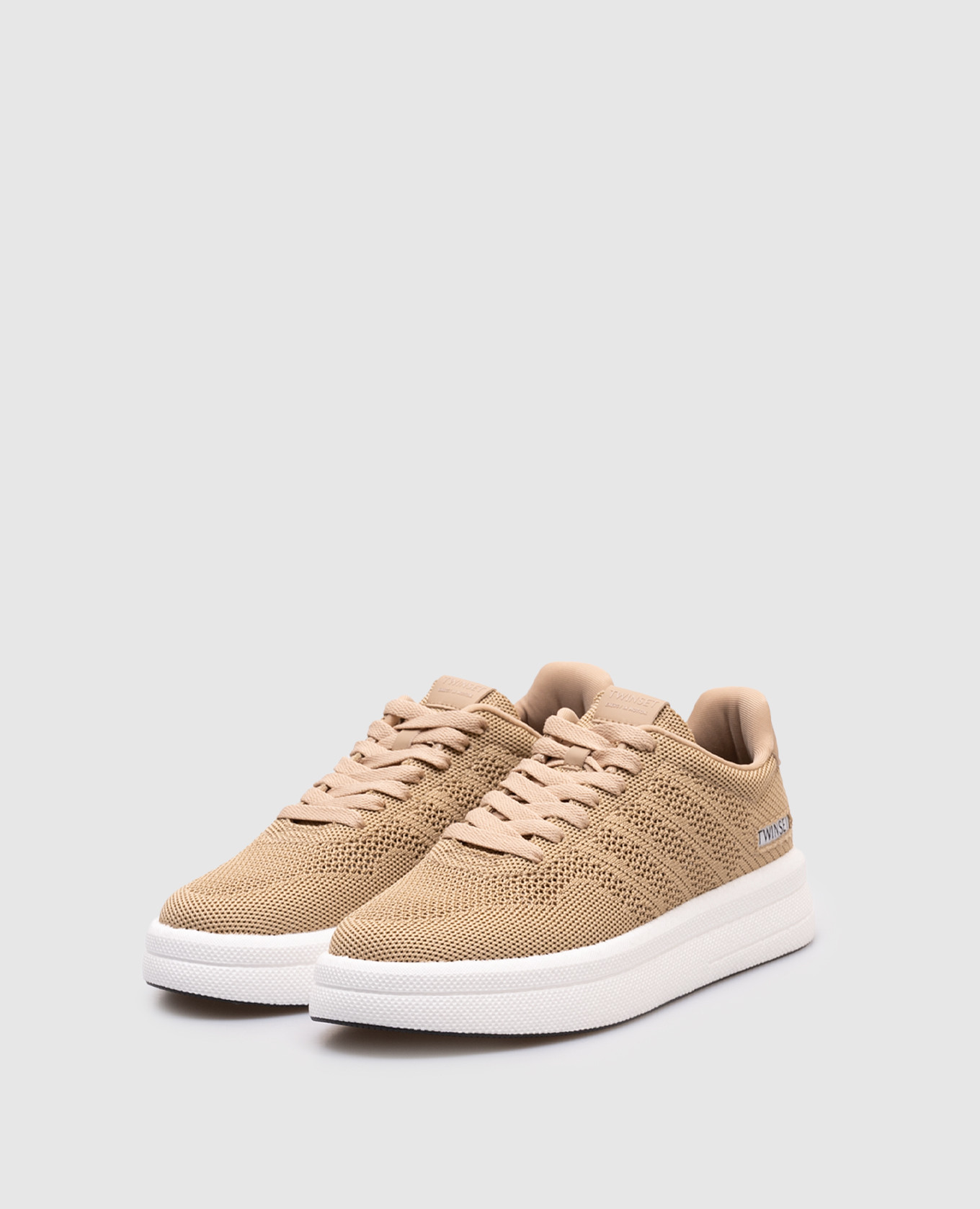 

Beige Fessura sneakers Twinset
