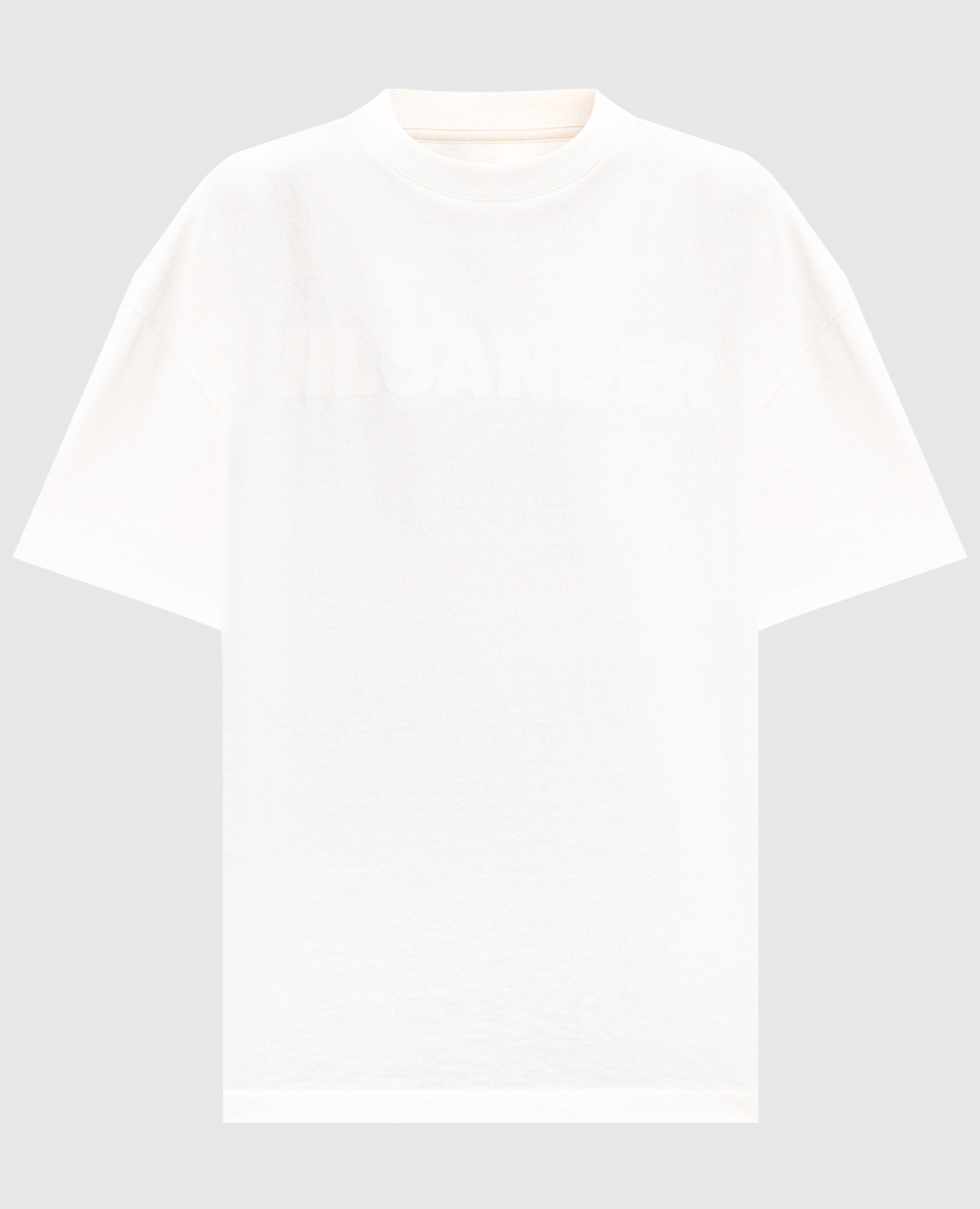 

White T-shirt with logo print Jil Sander