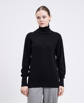 Jil Sander Black wool golf J02GP0015J13201