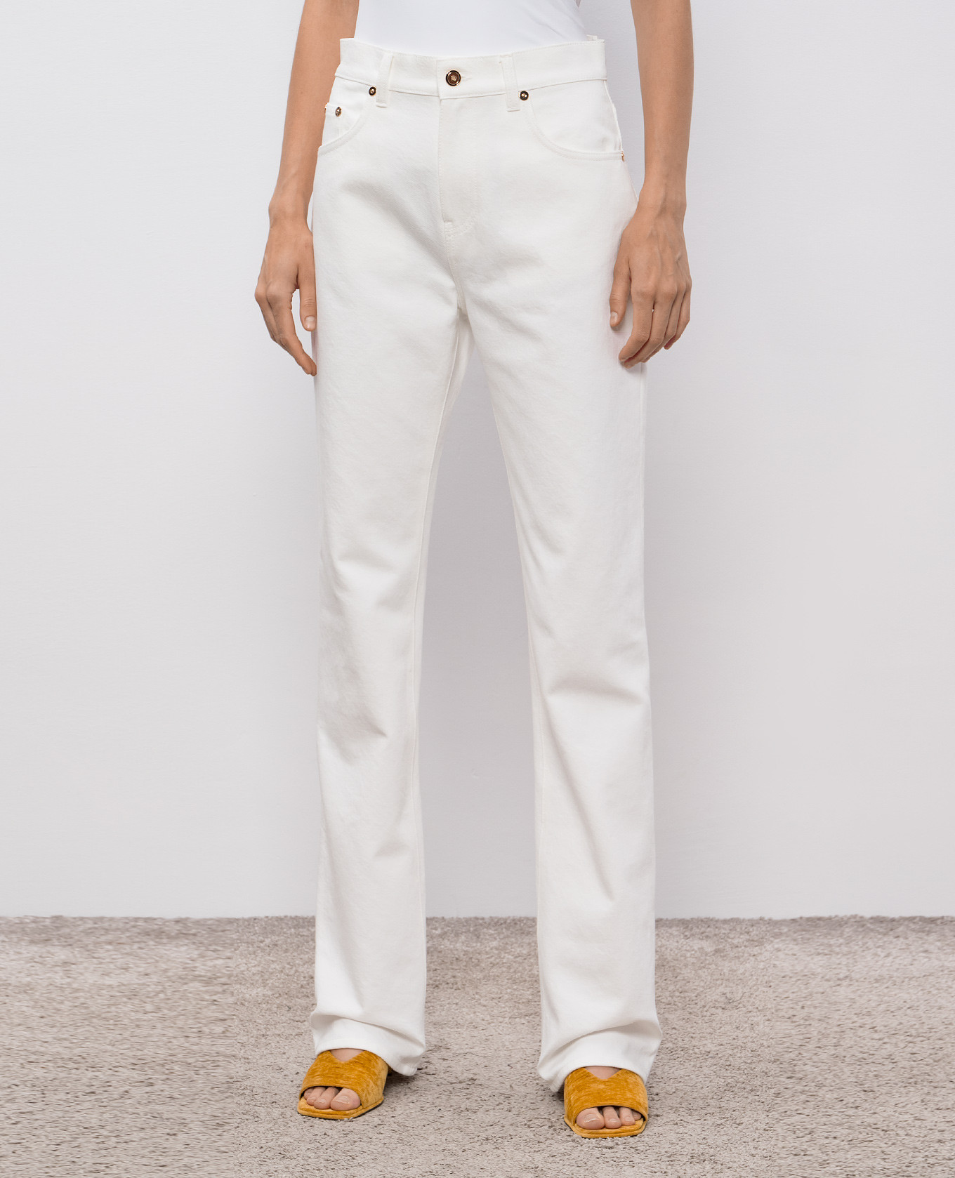 

Rey white jeans Gabriela Hearst