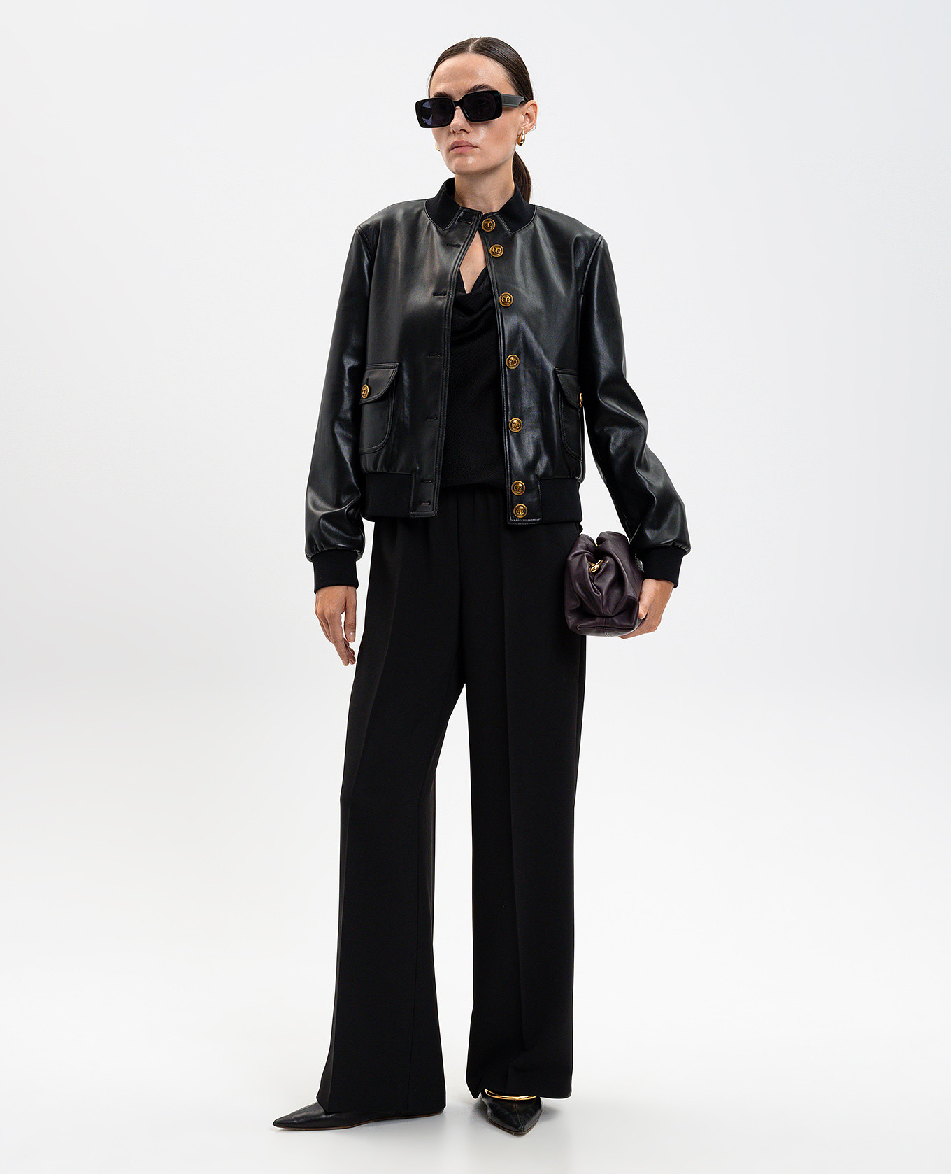 

Black jacket with logo Twinset