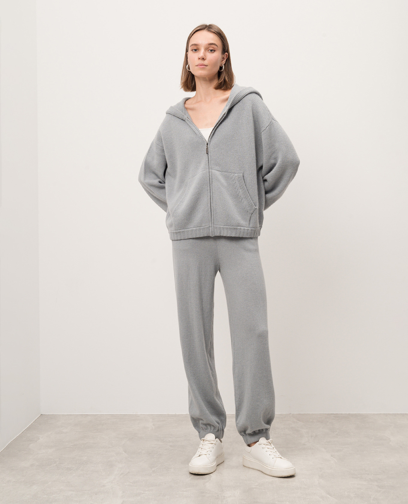 

MARGHERITA blue sports jacket made of cashmere Simonetta Ravizza