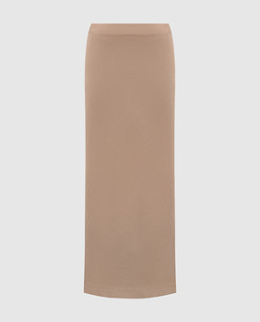 Brunello Cucinelli Brown midi skirt M0H38G3882