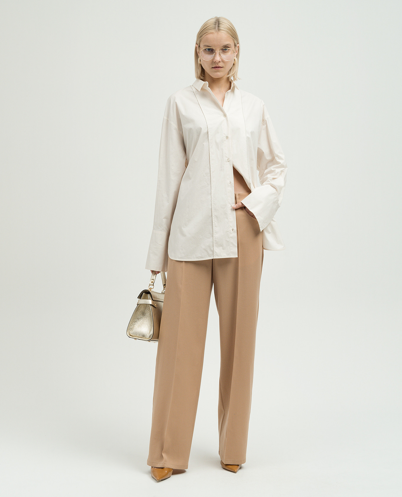 Brown pants made of wool Jil Sander 2
