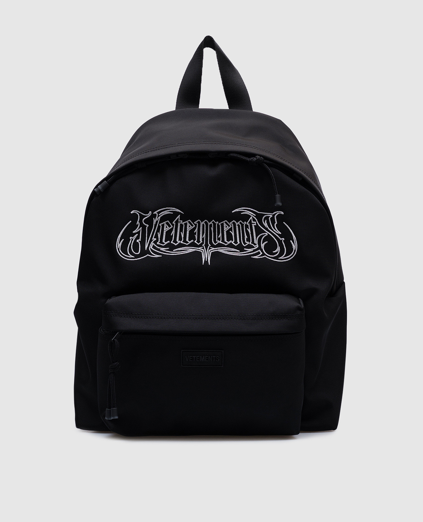 

Black backpack with logo Vetements