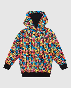 Balmain Children's hoodie with logo BW4Q50Z2854410
