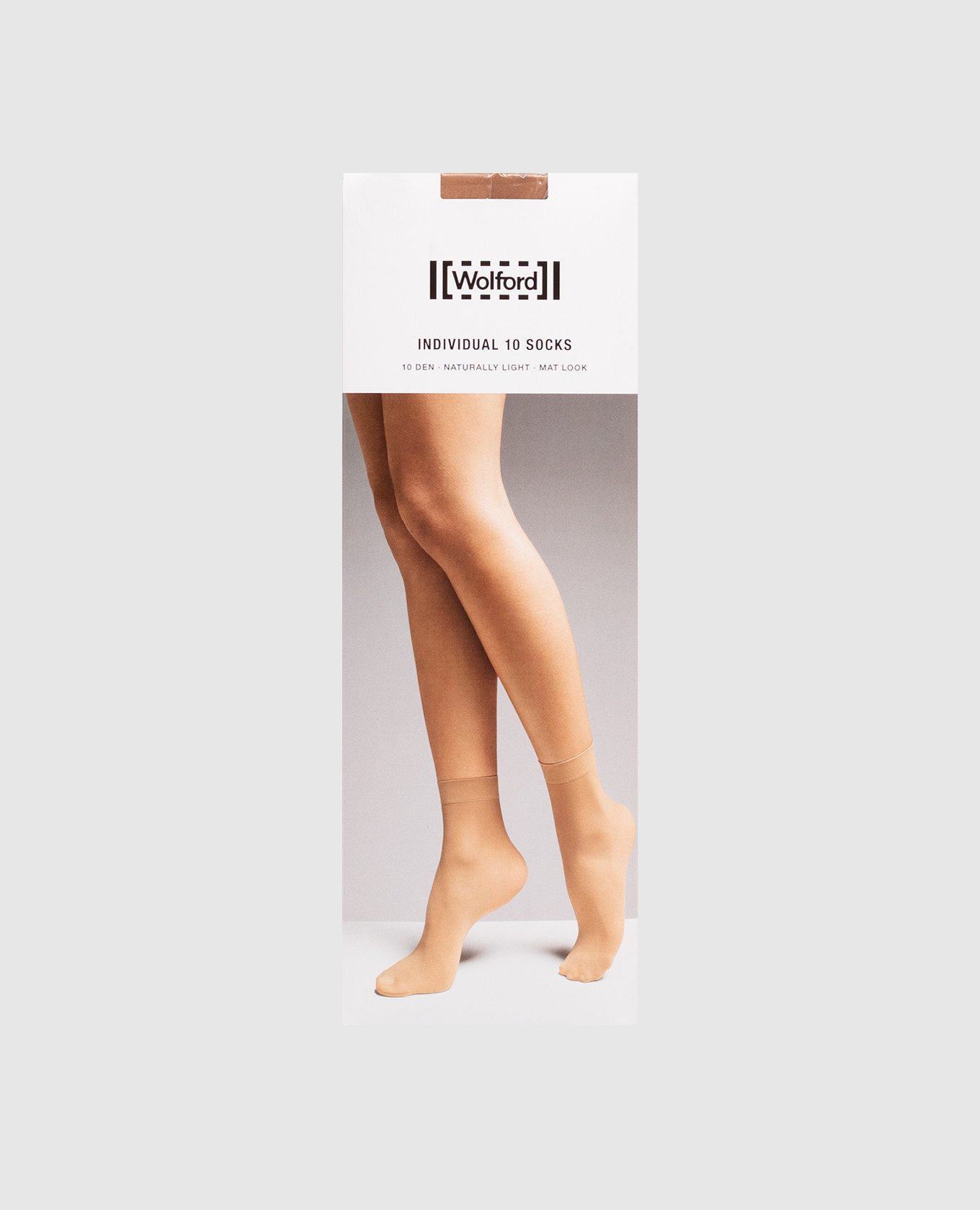 

Beige socks Individual 10 den Wolford