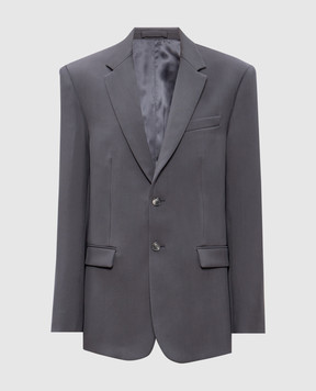 WARDROBE.NYC Gray woolen jacket W4042PCW