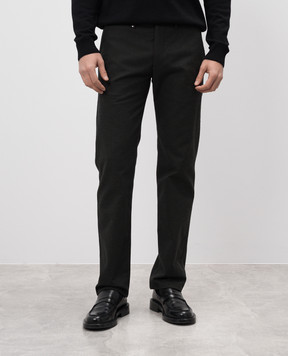 Florentino Gray pants with logo 224580420700