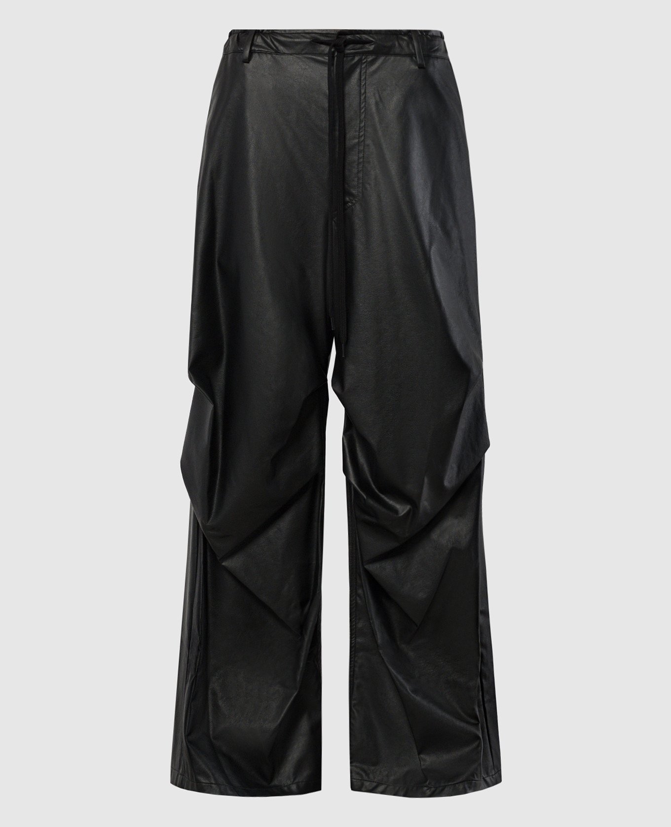 Black pants with drape maison margiela mm6