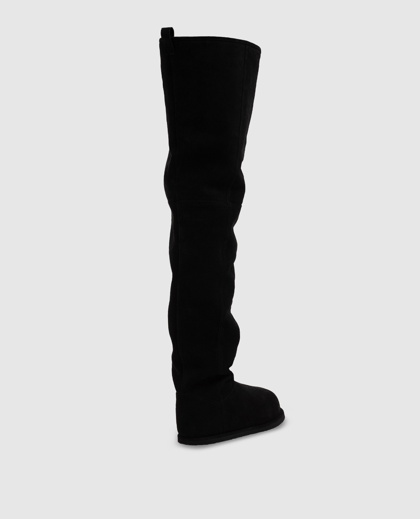 

Heidi black suede boots with fur Amina Muaddi