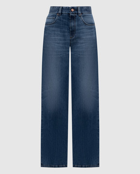 Brunello Cucinelli Blue jeans with a worn effect YB114P4006