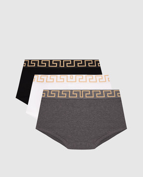 Versace Set of boxer briefs with logo pattern AU103261A10011