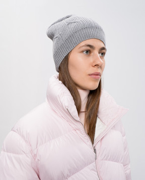 Peserico Gray hat with wool, silk and cashmere with lurex S36185F0709095