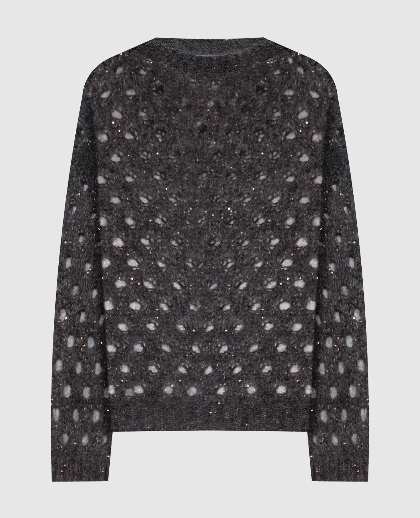 Gray sweater with wool Brunello Cucinelli