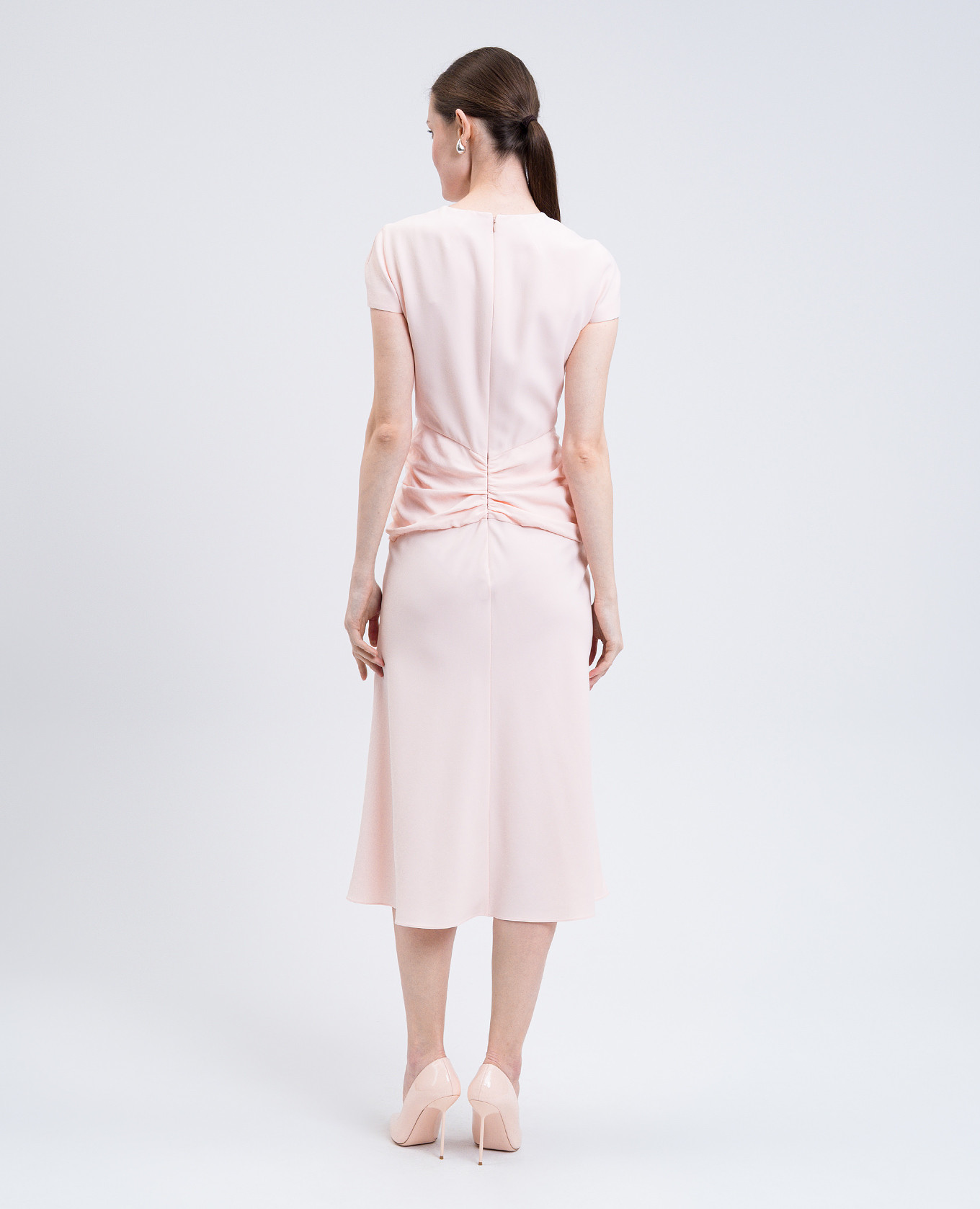 

Pink midi dress Alexander McQueen