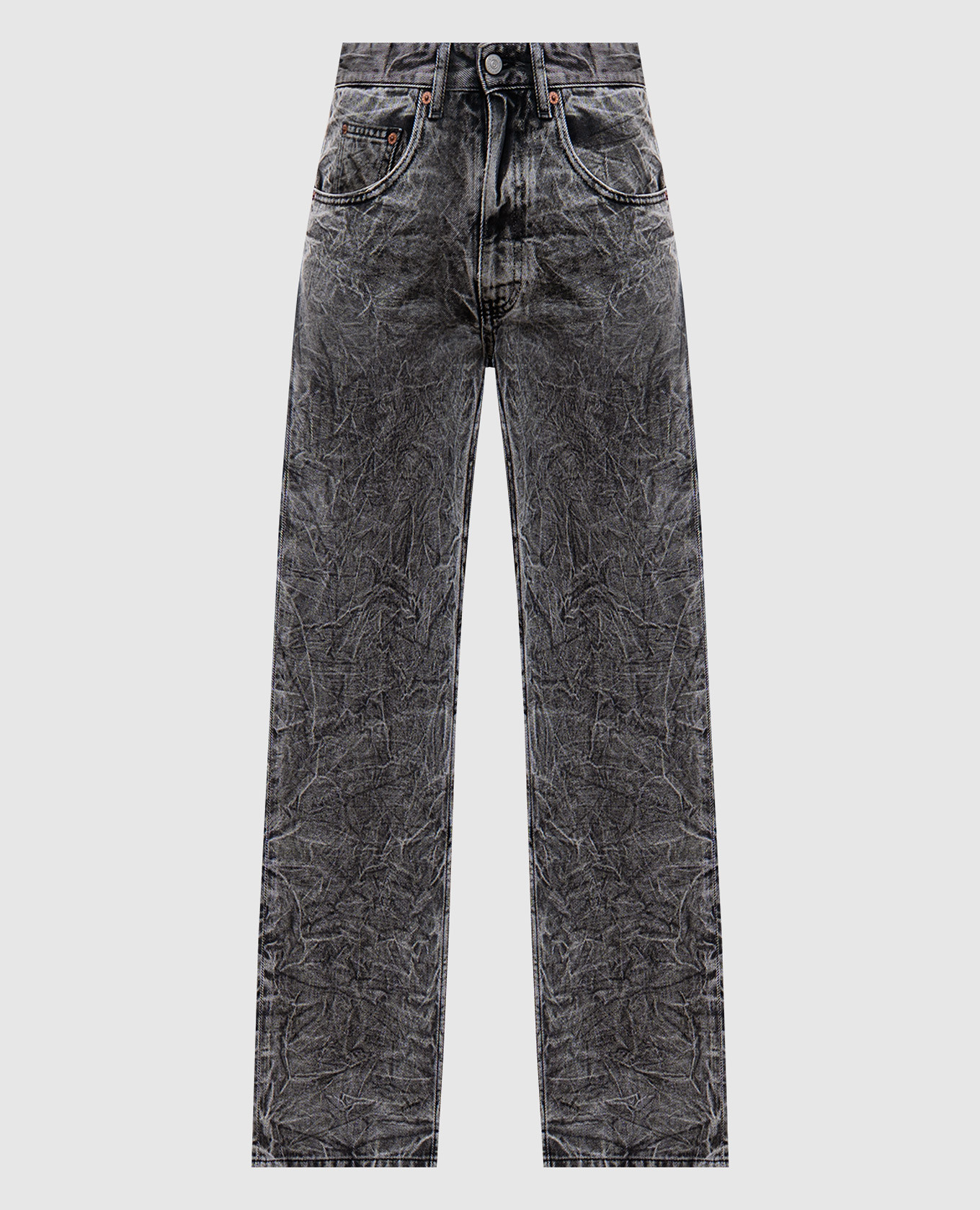 

Gray jeans with a reaper effect Maison Margiela MM6, Серый