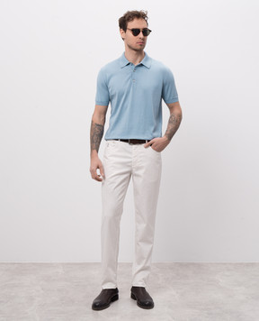Tom Ford Blue polo KPS004YMC024S25