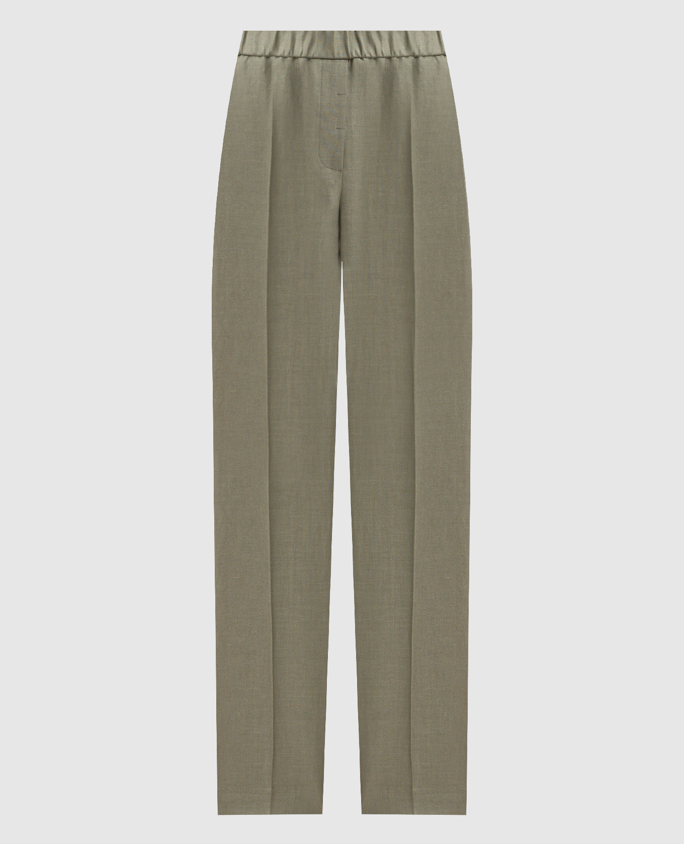 

Green linen pants Peserico