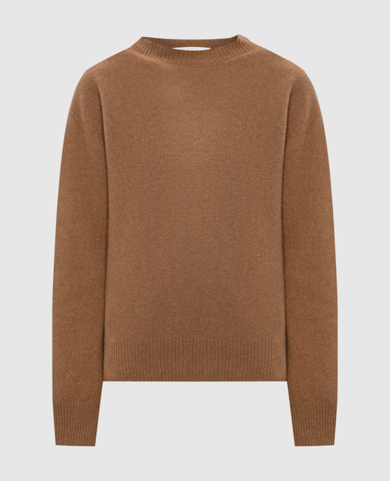 

Brown wool and cashmere sweater Solotre