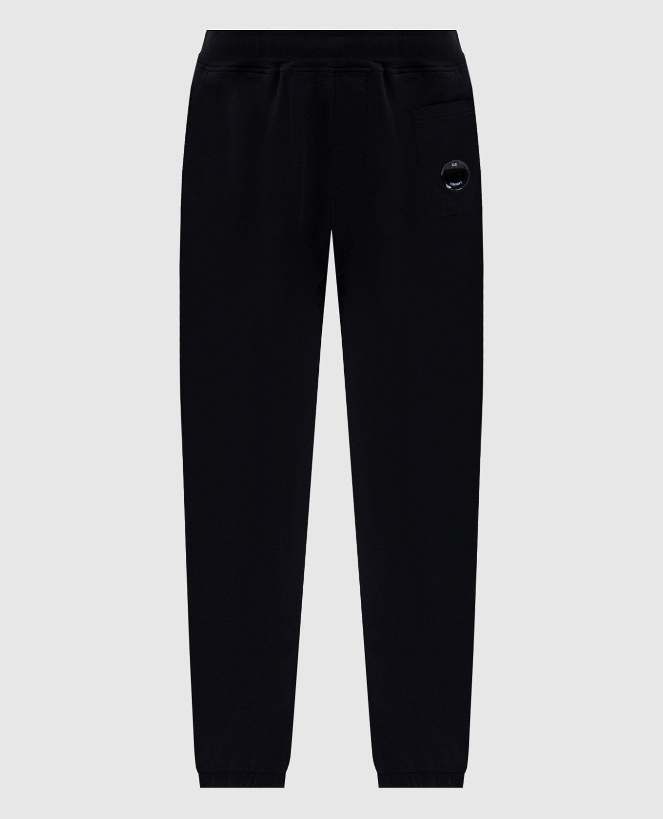 Black joggers with logo patch C.P. Company