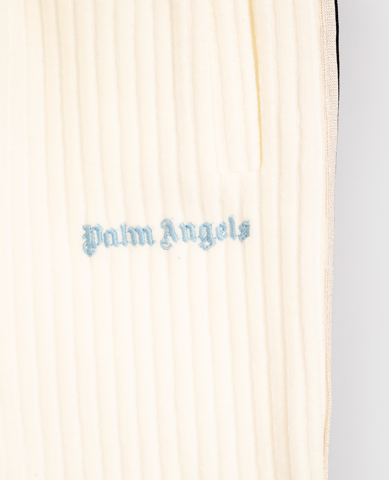 

Children's beige corduroy sweatpants with logo Palm Angels