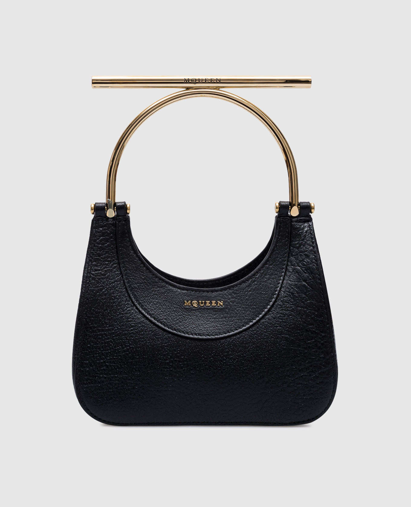 

Black Leather Mini Cross-Bar Bag Alexander McQueen
