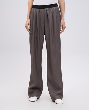Lou Lou Studio TAKAROA gray linen pants TAKAROA