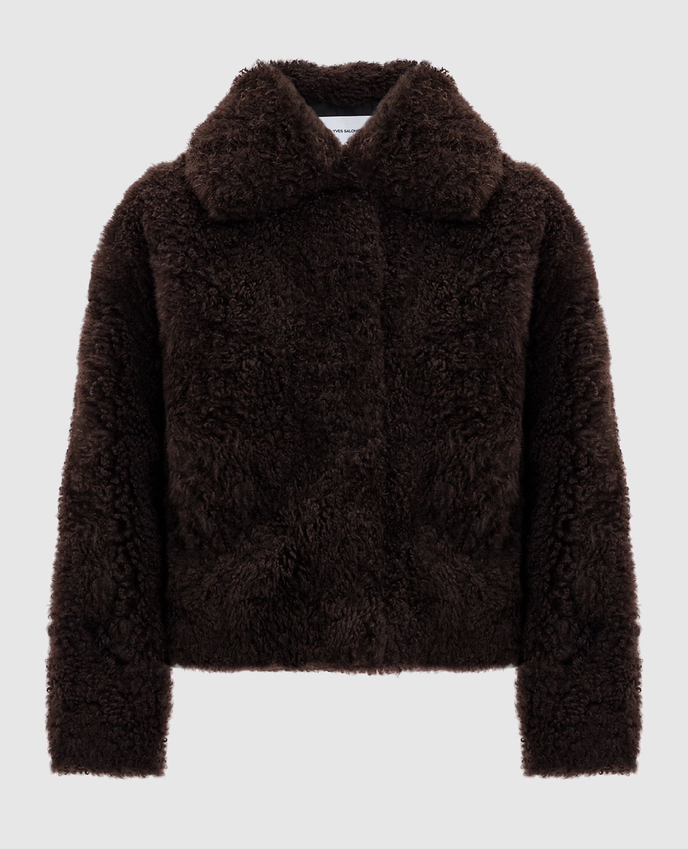 

Brown wool coat Yves Salomon