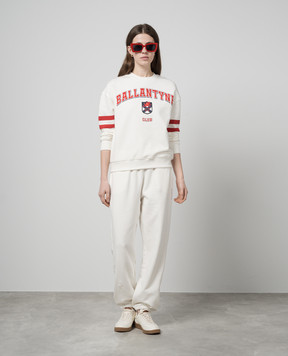 Ballantyne White logo joggers BLT141UCT96