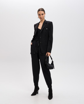 Helmut Lang Zoot logo joggers in black O06HW208