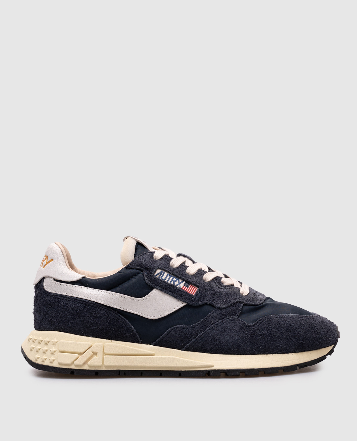 Blue REELWIND combination sneakers AUTRY