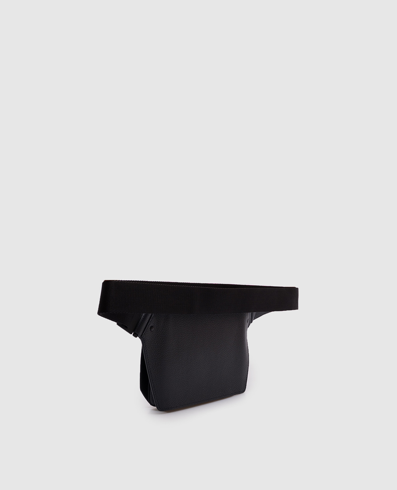 Blue leather belt bag with embossed logo Cashmere&Whiskey 3