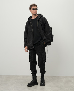 Juun.j Black cargo jeans JC4721PD15
