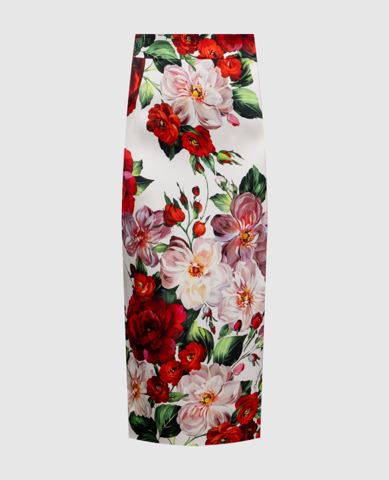

Pink floral print pencil skirt Dolce&Gabbana, White