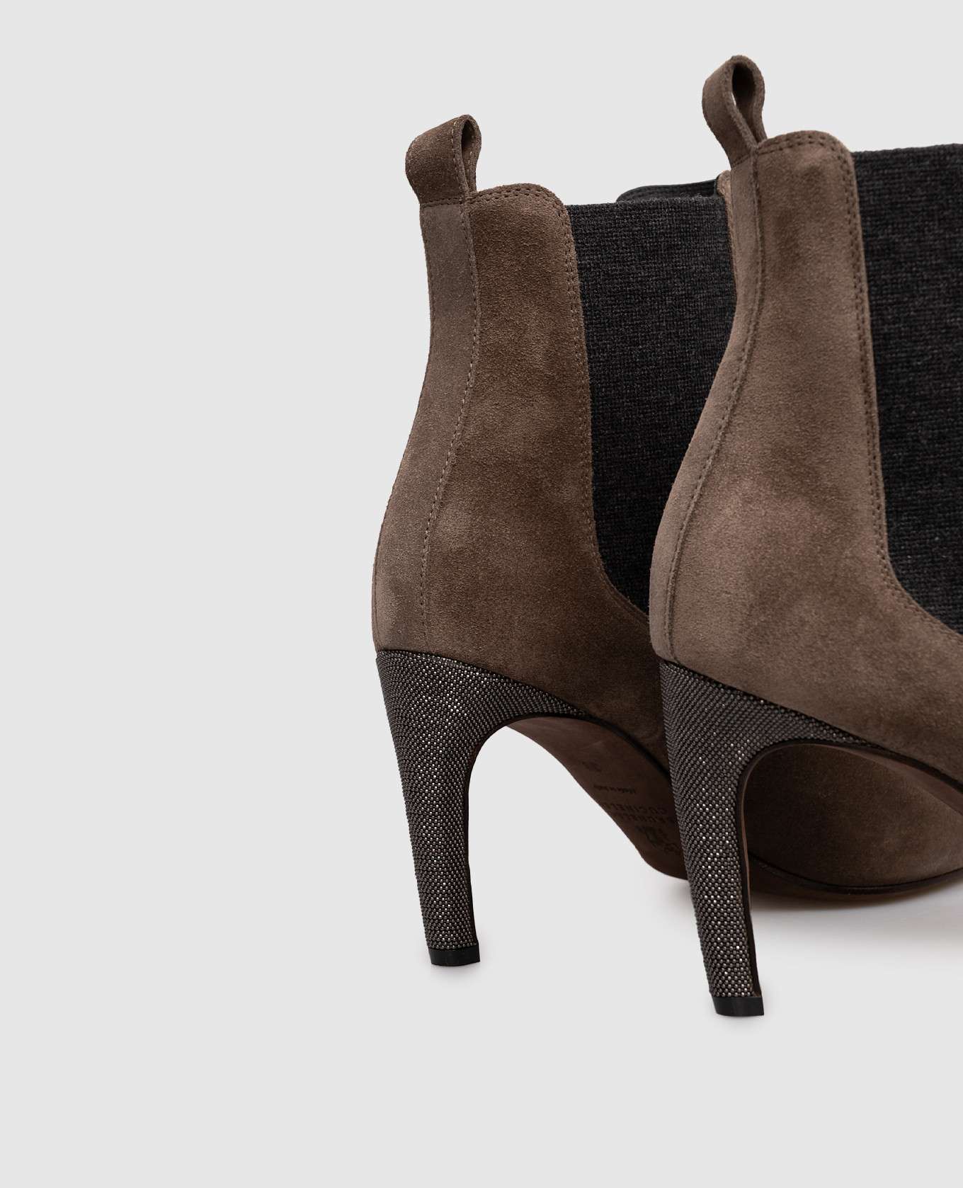 

Brown suede ankle boots Brunello Cucinelli