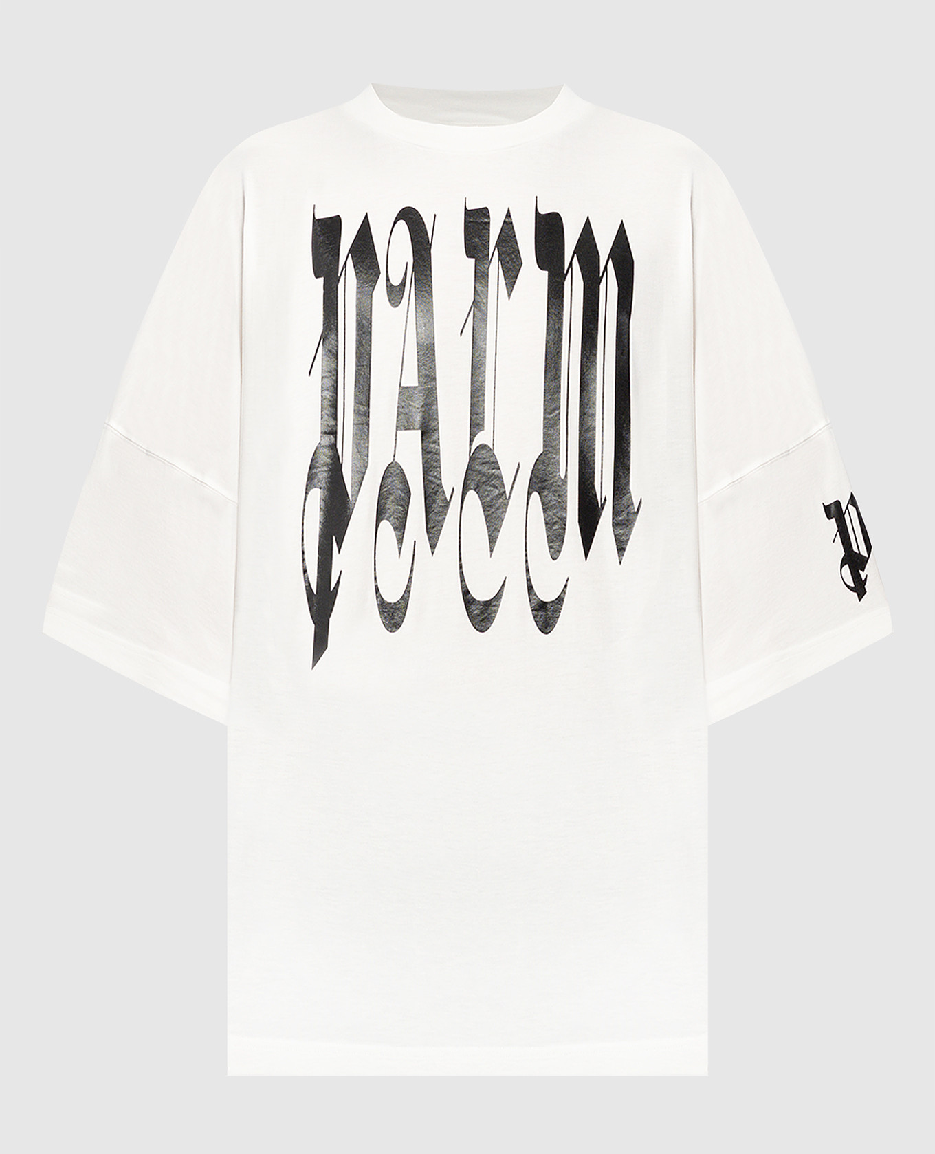 Palm Angels - White t-shirt with contrasting logo print