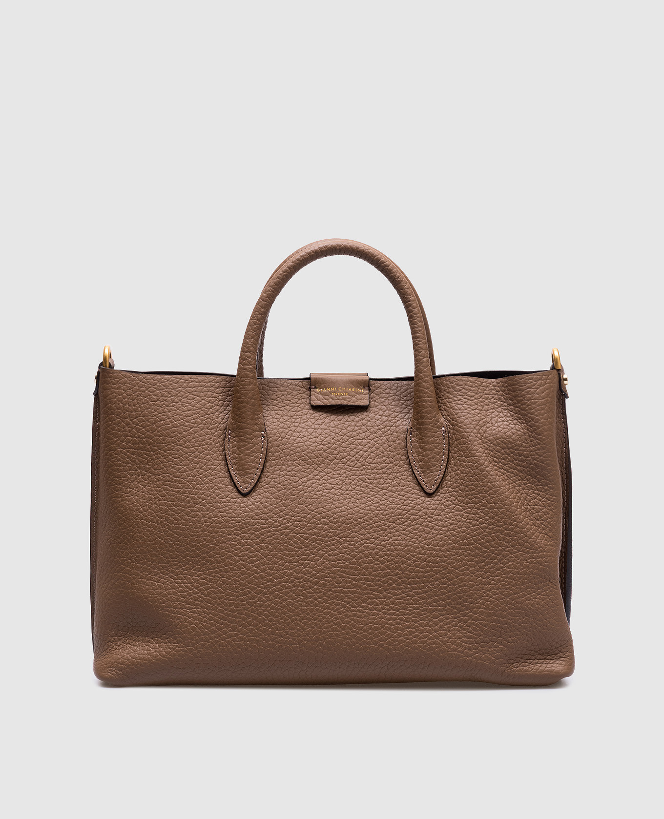

Aretha brown leather tote bag Gianni Chiarini